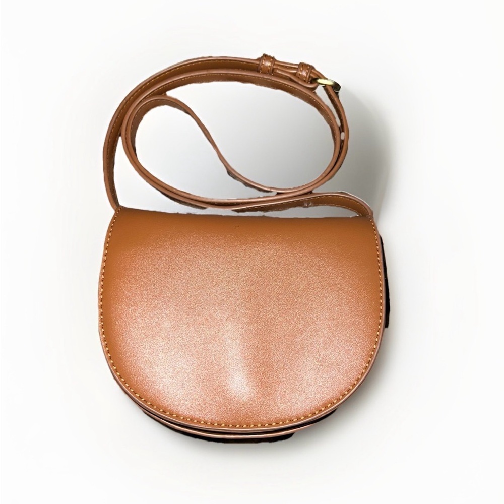 Street Level Tan Crossbody Bag